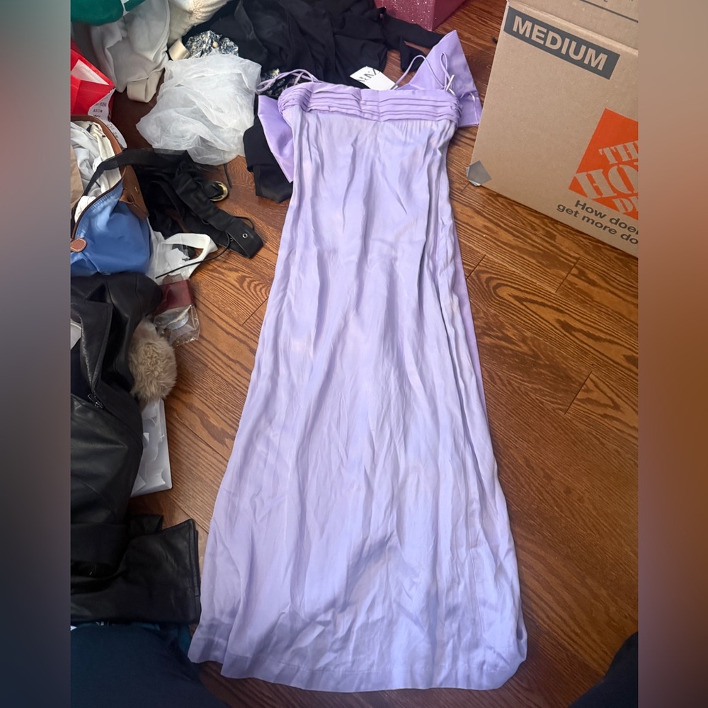 Zara Lavender Maxi Dress